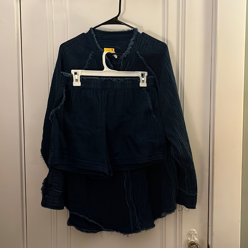 Aerie Pool Cover Up Set (Shirt and Shorts)